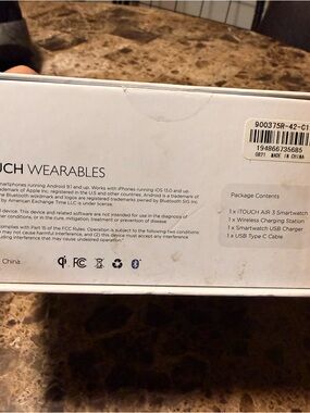 iTOUCH WEARABLES Smartwatch Box - White